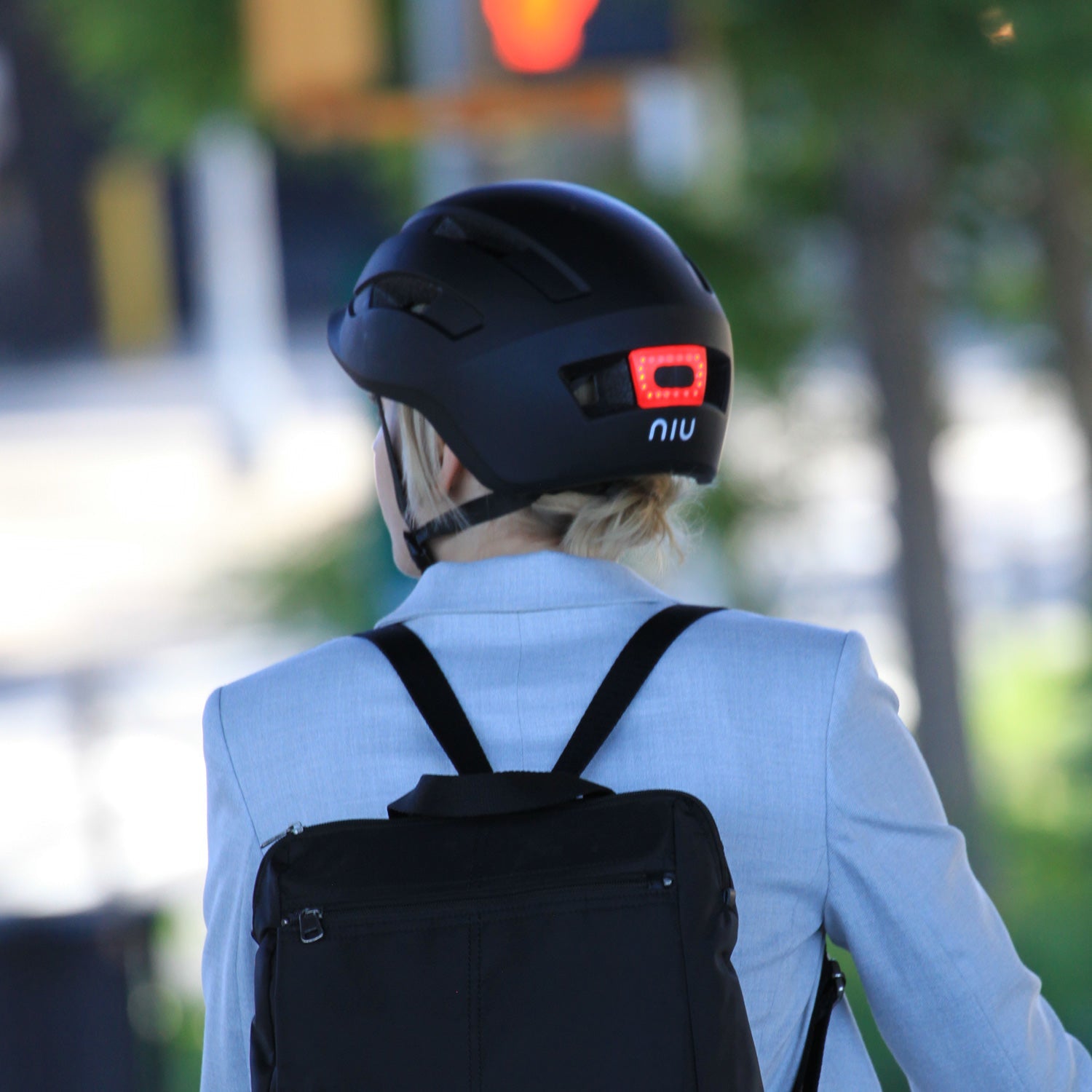 NIU Electric Scooter Helmet with LED Light