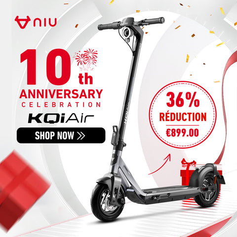 NIU KQi Air Trottinette électrique en fibre de carbone | Autonomie 50km