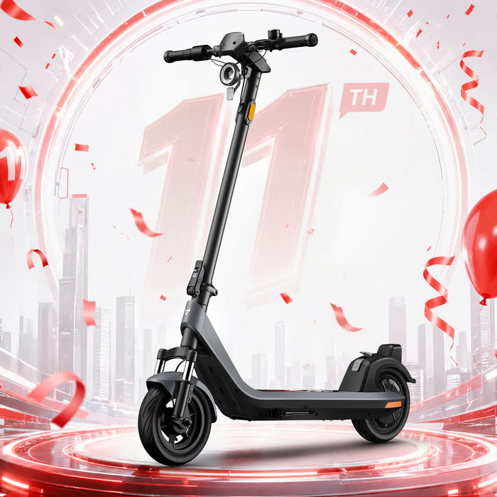 NIU KQi 200F Patinete Eléctrico con Manillar Plegable y Suspensión | Autonomía 54km