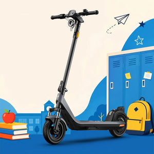 NIU KQi 200F Foldable Handlebar Electric Scooter with Suspension | Range 54km (EU version)