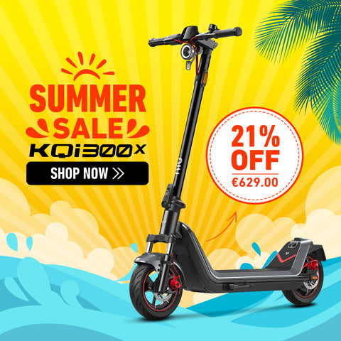 NIU KQi 300X Electric Scooter All-Terrain Suspension | Range 60km (EU version)