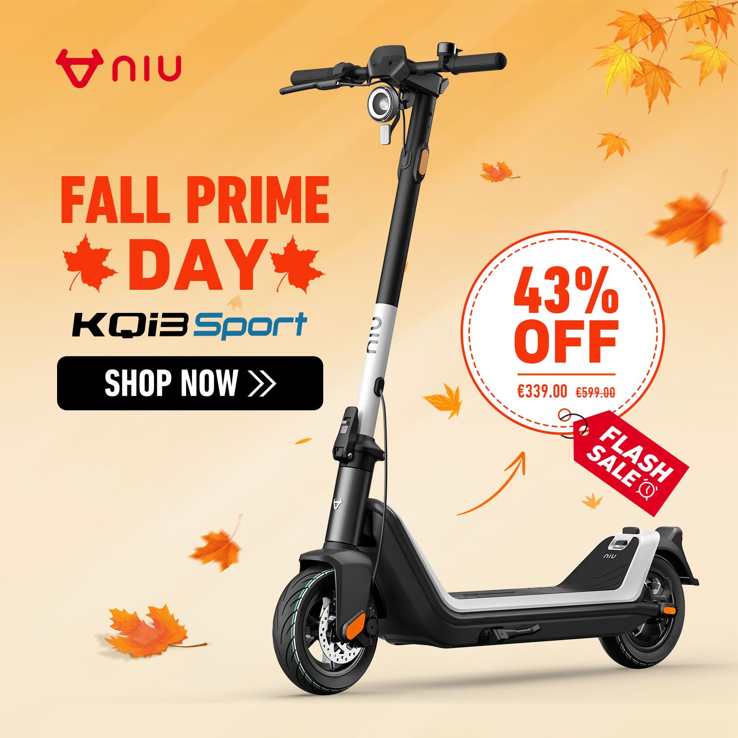 NIU KQi3 Sport Patinete Eléctrico | Autonomía 40km
