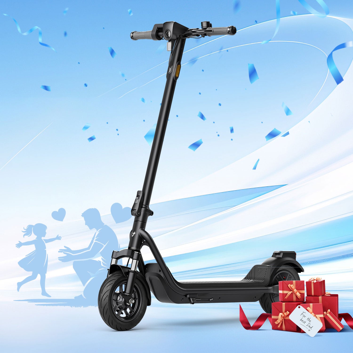 NIU KQi 100F Foldable Handlebar Electric Scooter with Suspension | Range 29km (EU version)