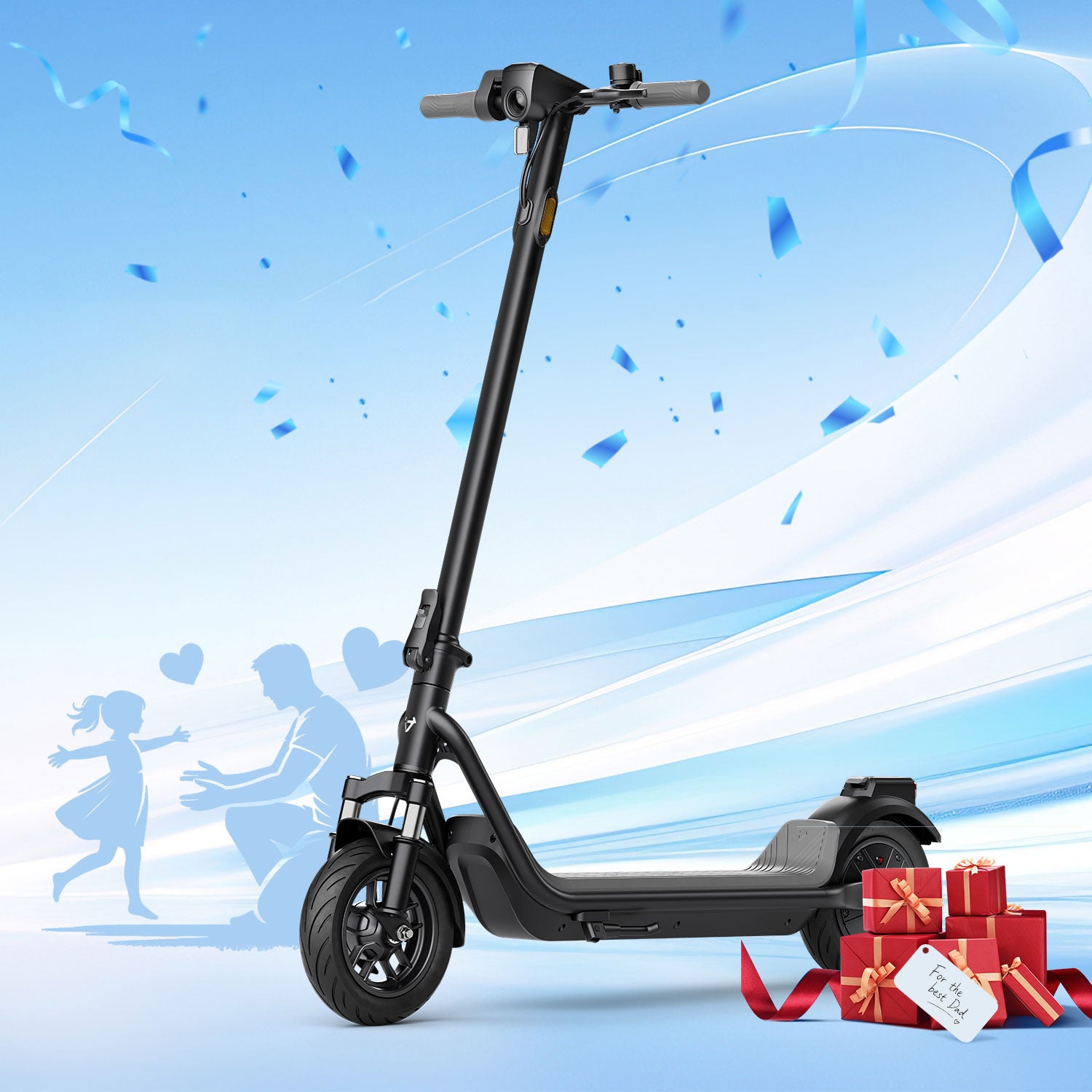 NIU KQi 100P Electric Kick Scooter with Suspension (EU version)