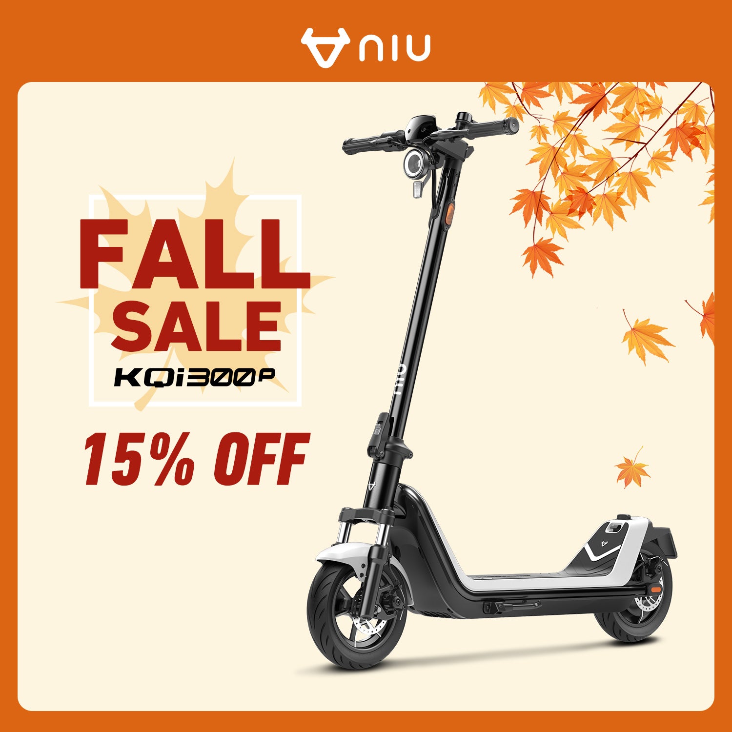 NIU KQi 300P Electric Scooter All-Terrain Suspension