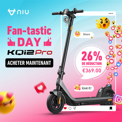 NIU KQi2 Pro Trottinette électrique | Autonomie 40km