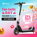 NIU KQi3 Sport Elektrotretroller | Reichweite 40km