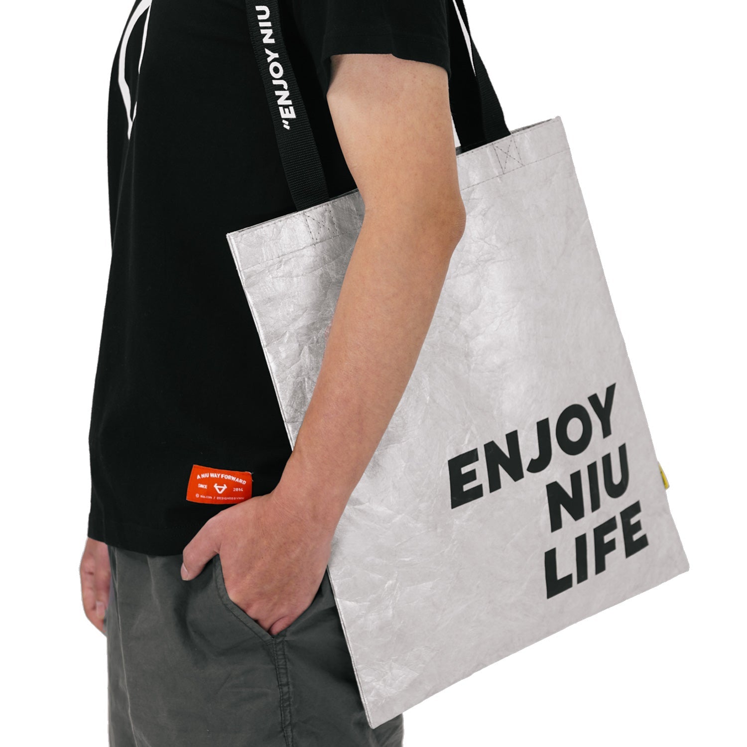 NIU "ENJOY NIU LIFE" DuPont Paper Shopping Bag
